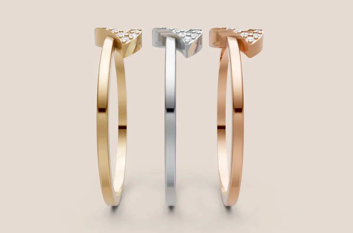 Round Diamond Ring R00862 thumbnail 2