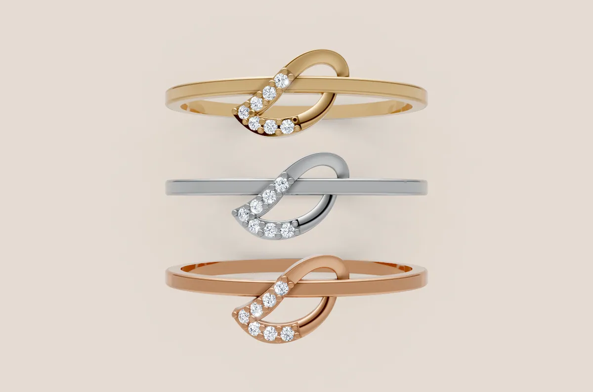 Round Diamond Ring R00862 thumbnail 3