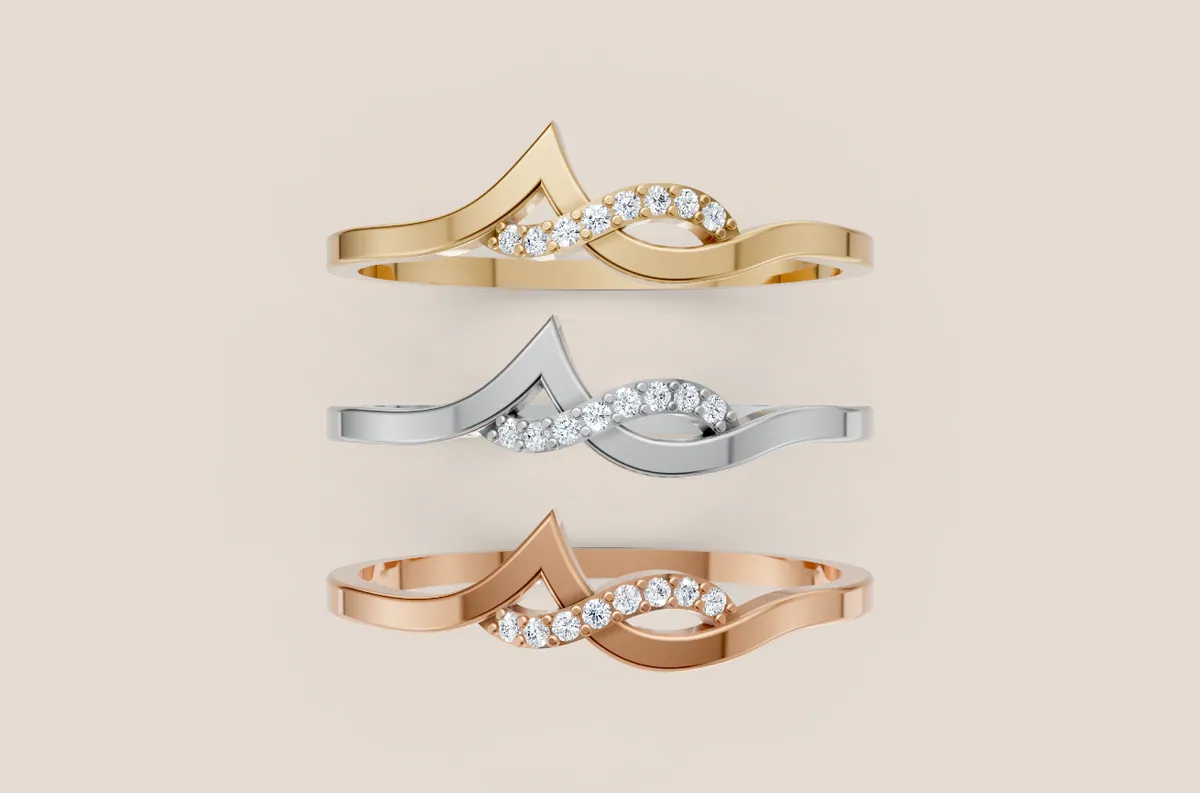Round Diamond Ring R00863 thumbnail 3