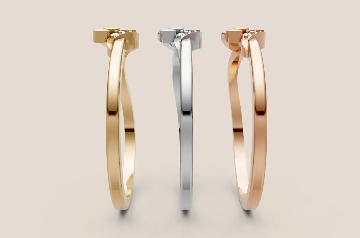 Round Diamond Ring R00864 thumbnail 2