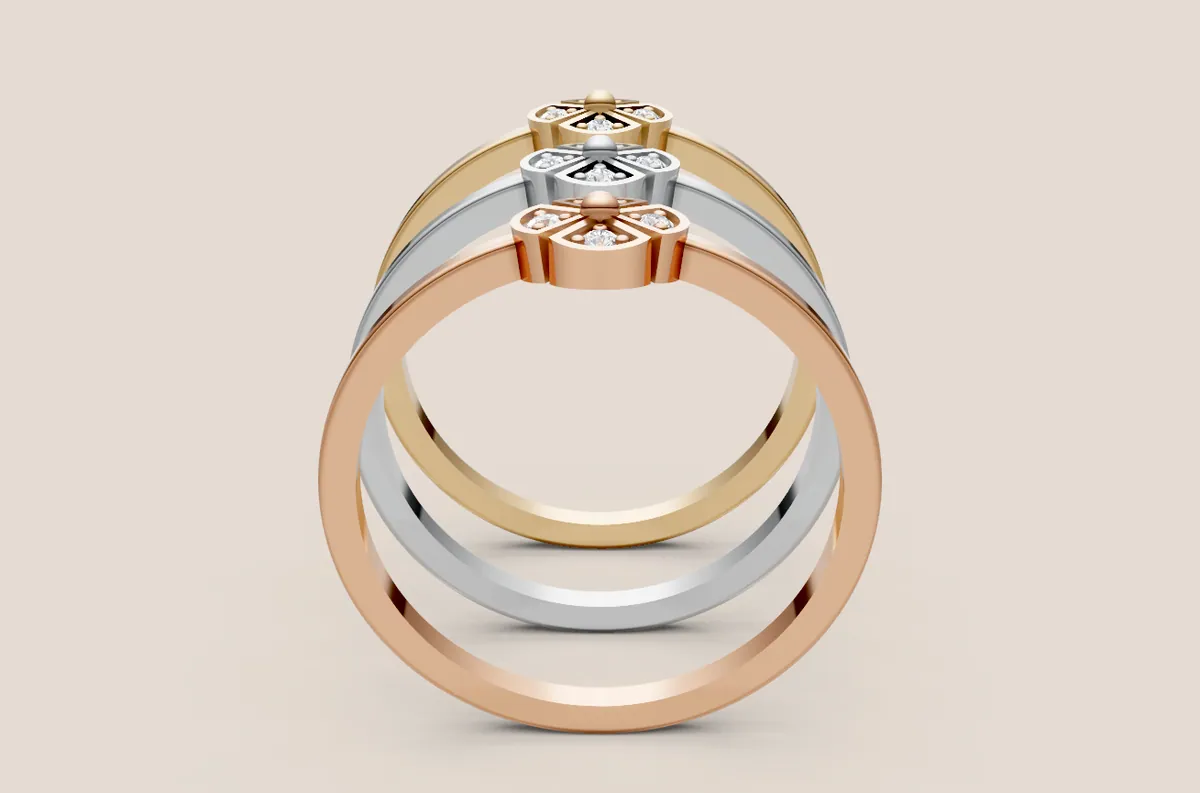 Round Diamond Ring R00866 thumbnail 2