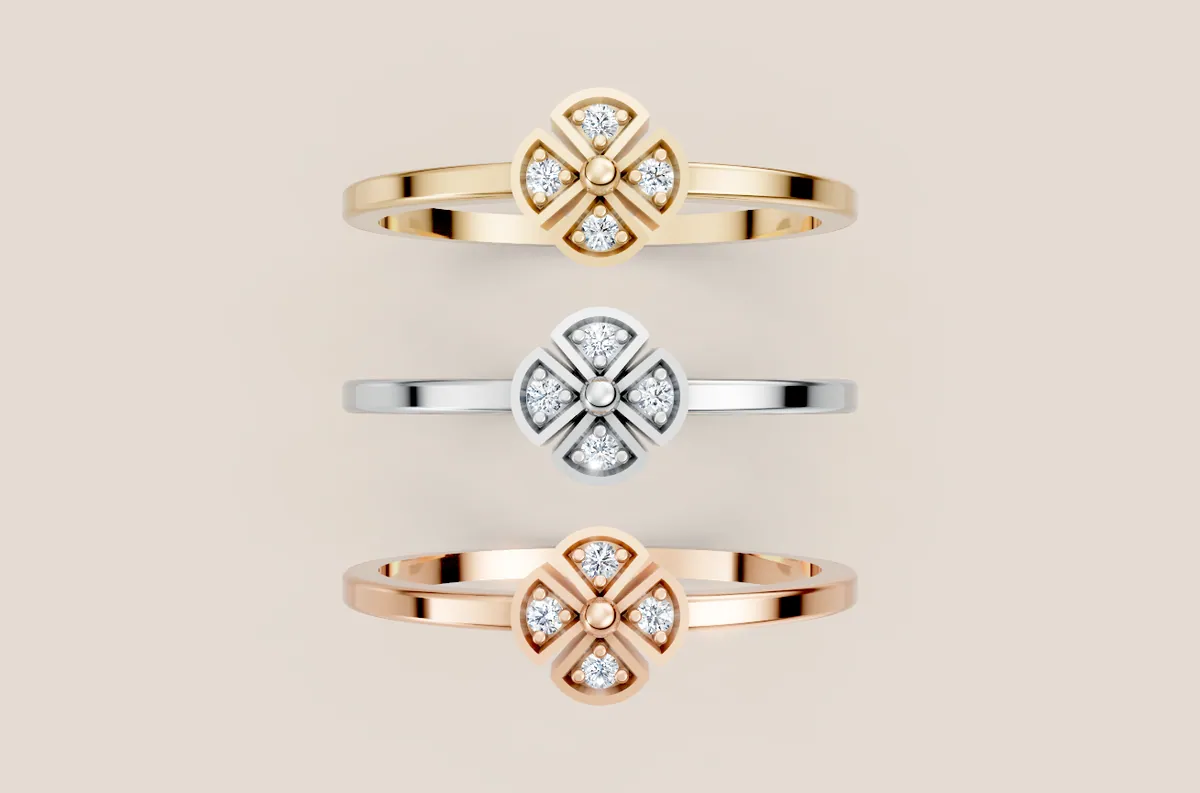 Round Diamond Ring R00866 thumbnail 3