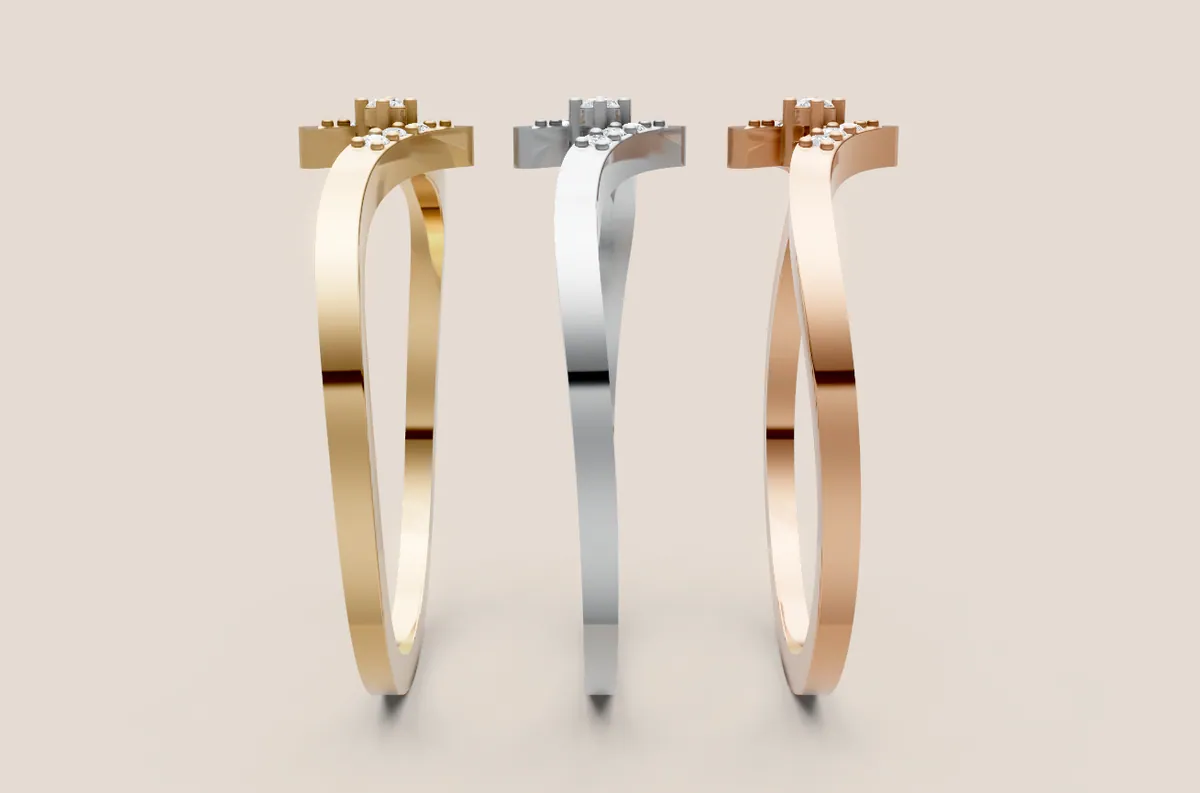 Round Diamond Ring R00867 thumbnail 2