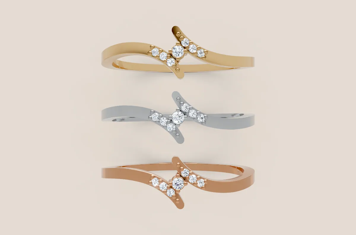 Round Diamond Ring R00867 thumbnail 3