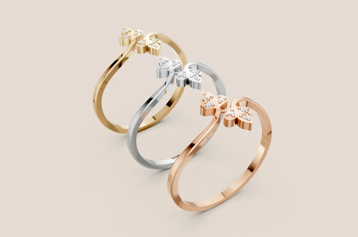 Round Diamond Ring R00871 — view 1