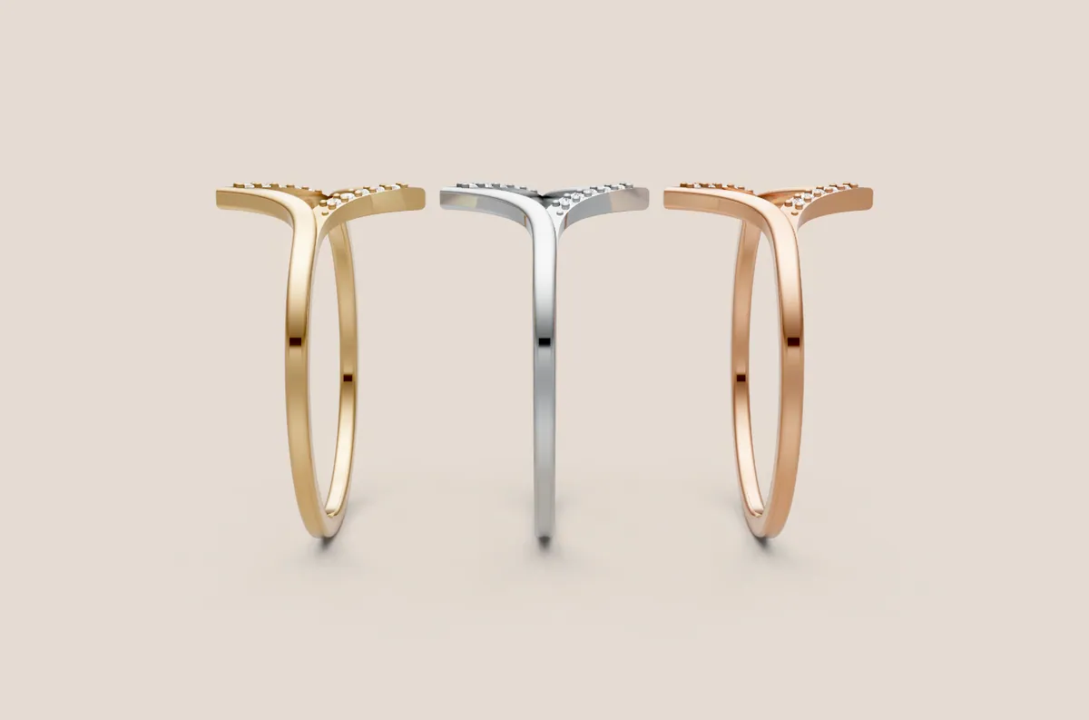 Round Diamond Ring R00875 thumbnail 2