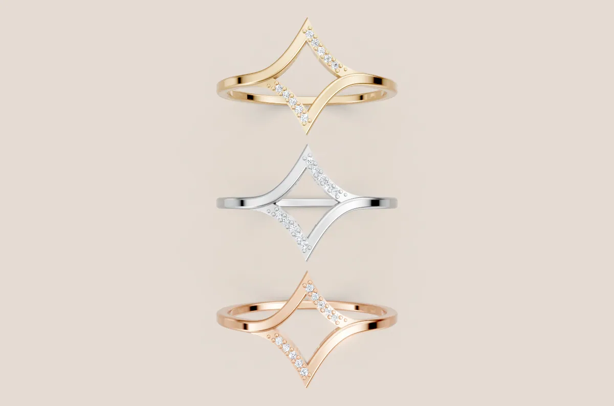 Round Diamond Ring R00875 thumbnail 3