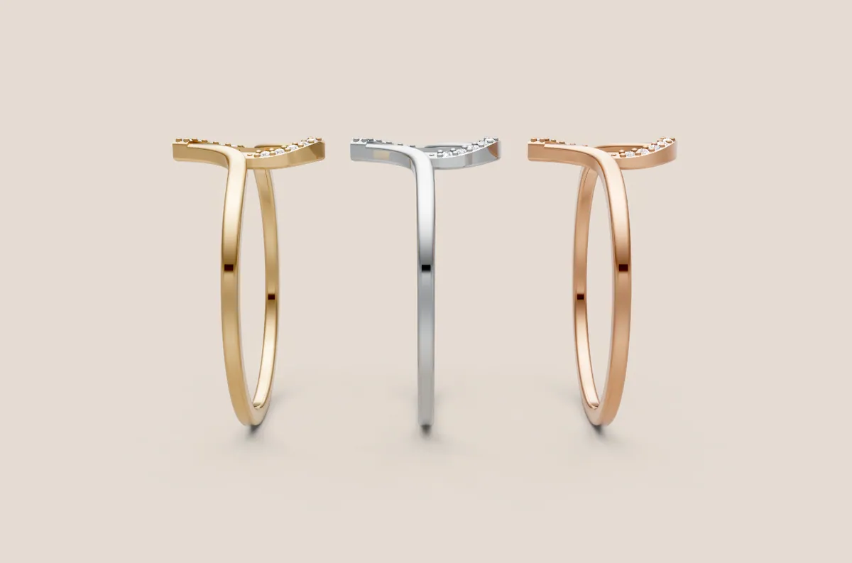 Round Diamond Ring R00876 thumbnail 2