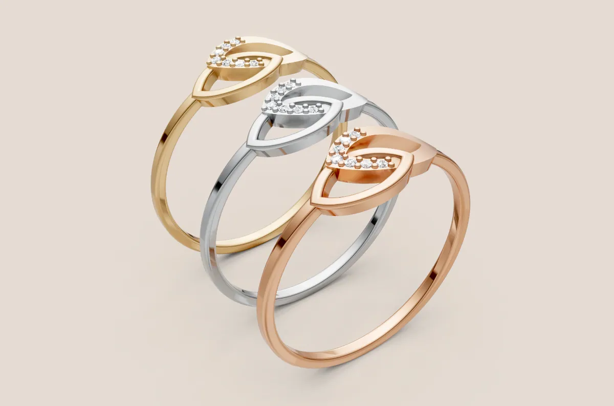 Round Diamond Ring R00877 — view 1