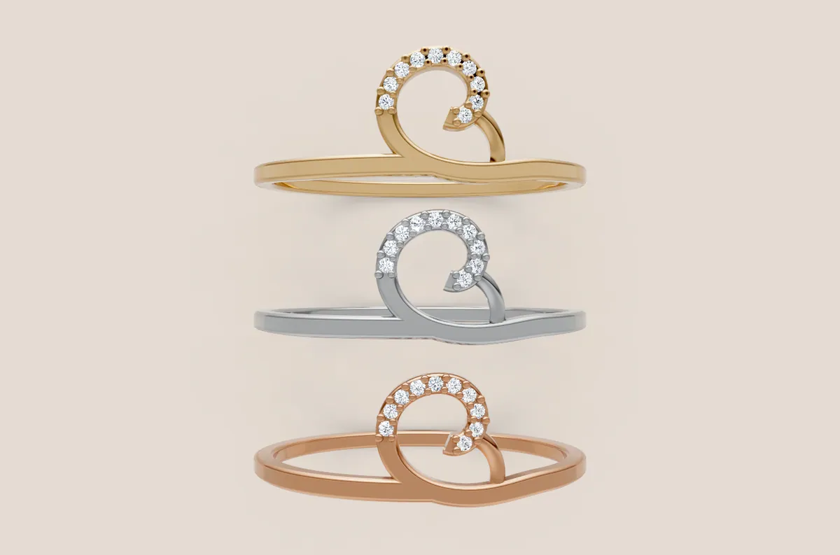 Round Diamond Ring R00881 thumbnail 3