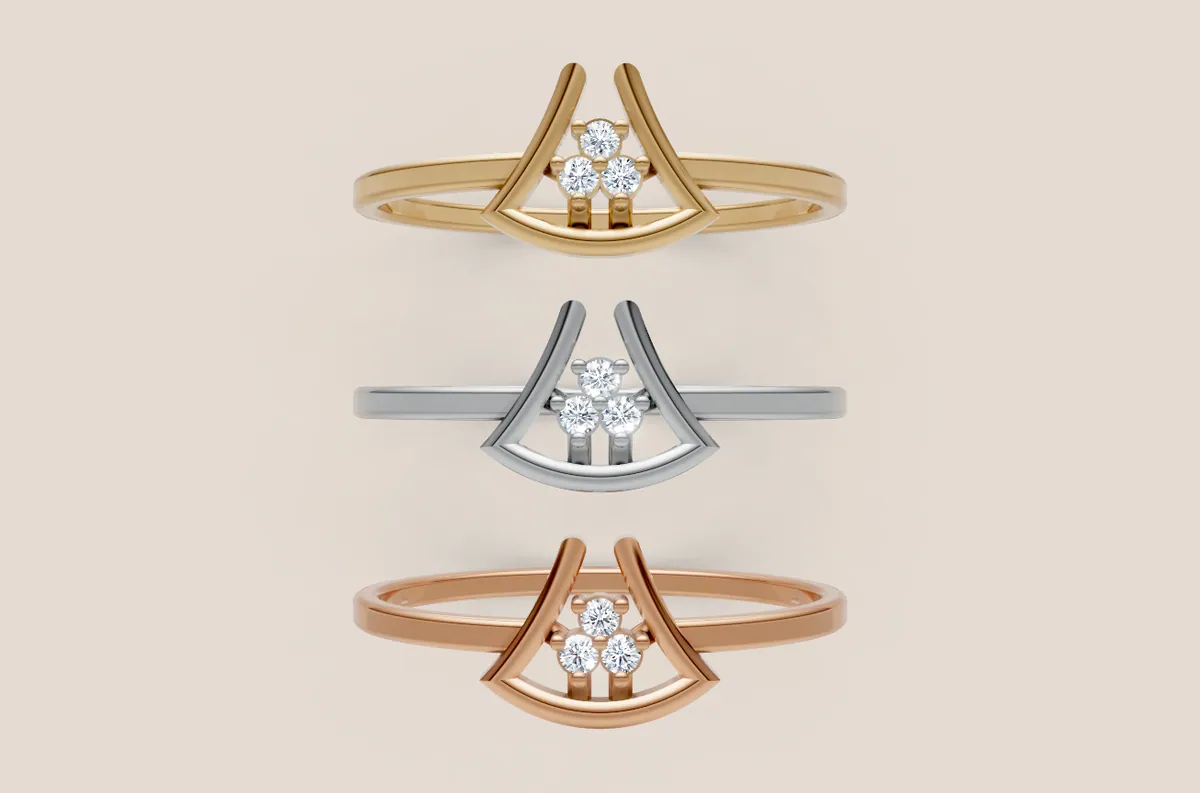 Round Diamond Ring R00882 thumbnail 3