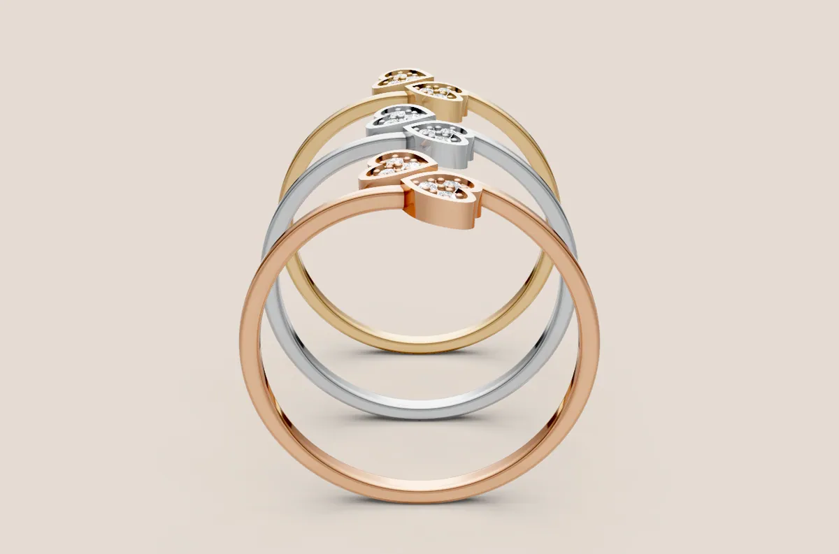 Round Diamond Ring R00884 thumbnail 2