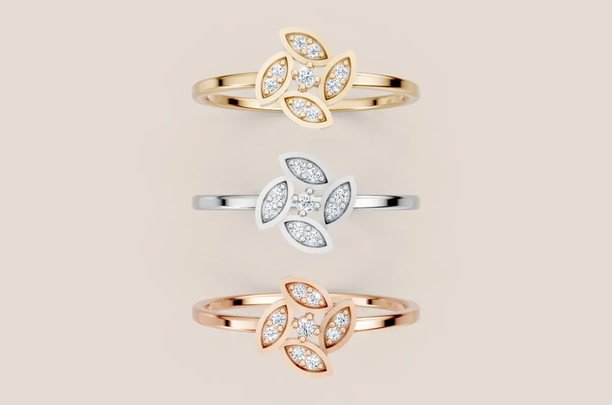 Round Diamond Ring R00885 thumbnail 3