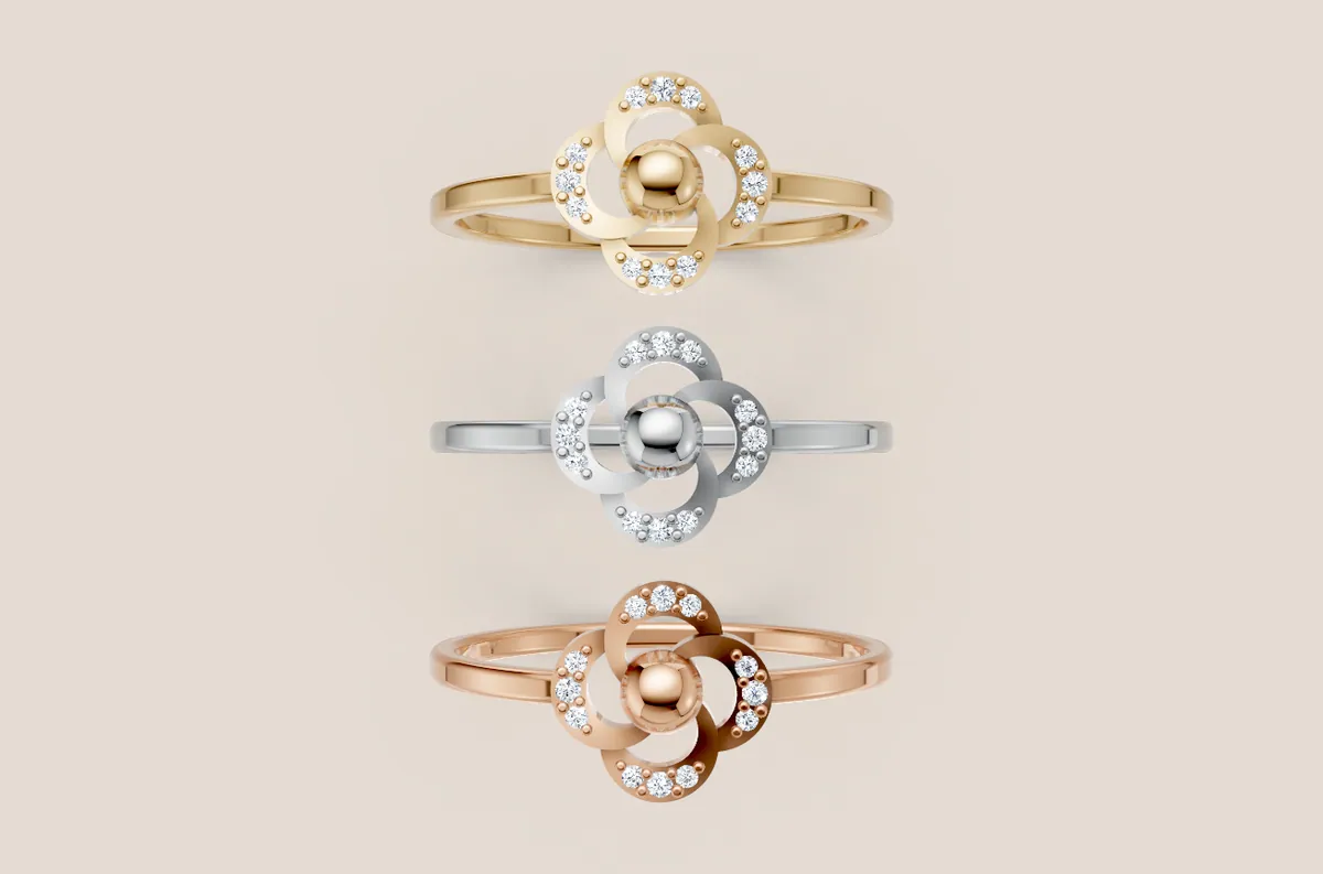 Round Diamond Ring R00888 thumbnail 3