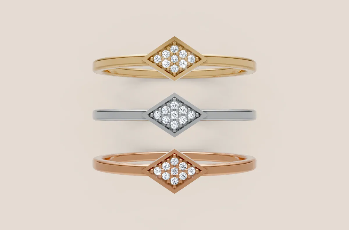 Round Diamond Ring R00889 thumbnail 3