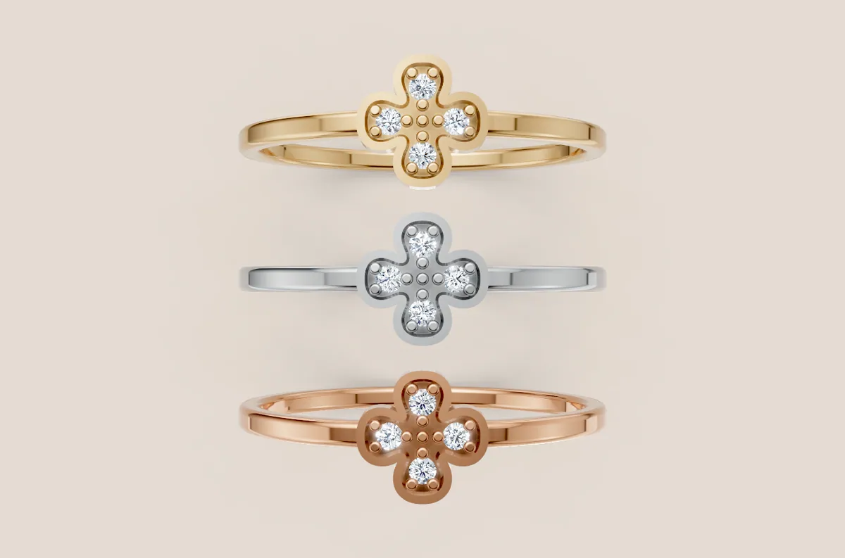Round Diamond Ring R00890 thumbnail 3