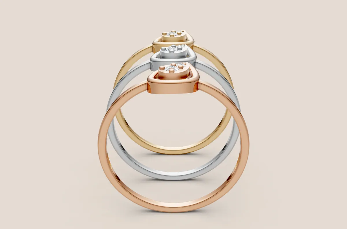 Round Diamond Ring R00895 thumbnail 2