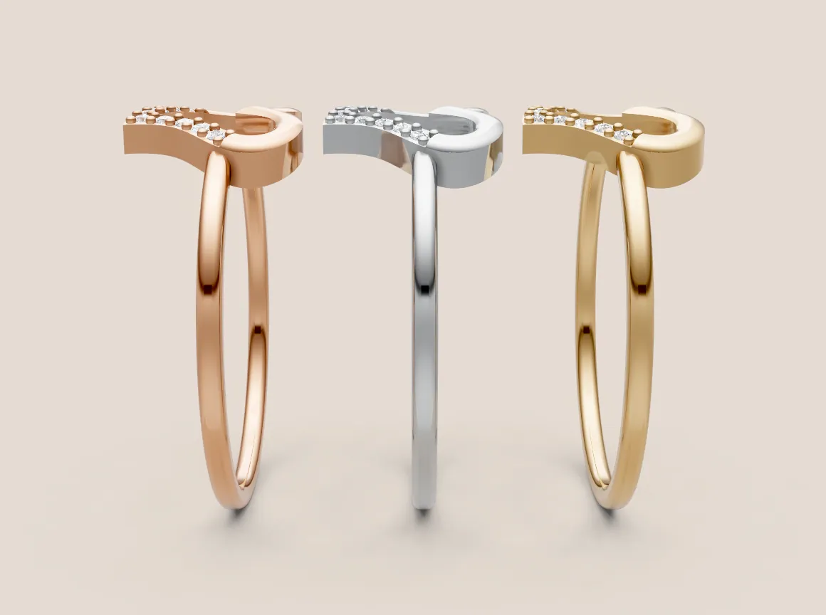 Round Diamond Ring R00896 thumbnail 2
