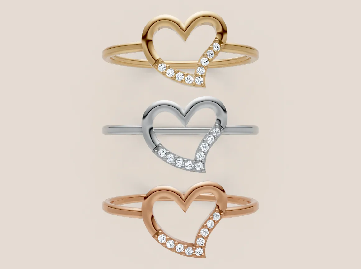 Round Diamond Ring R00896 thumbnail 3