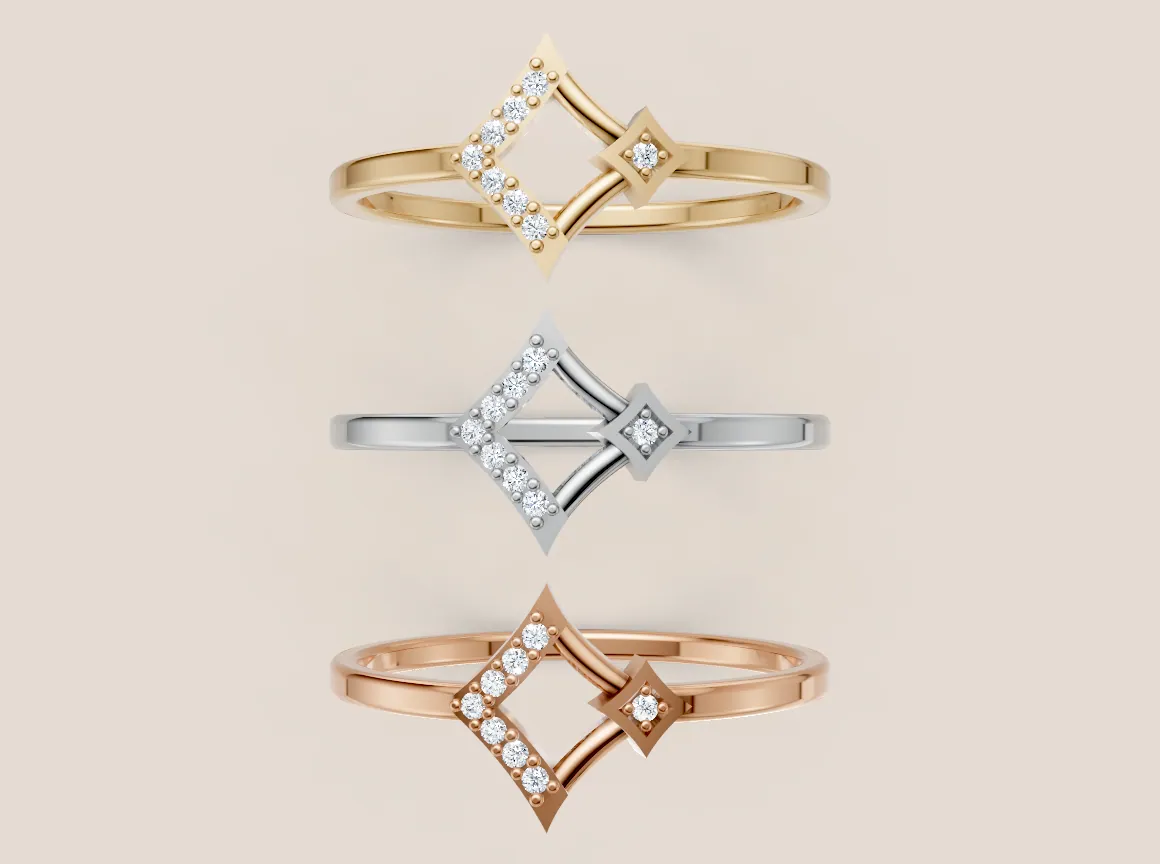 Round Diamond Ring R00898 thumbnail 3