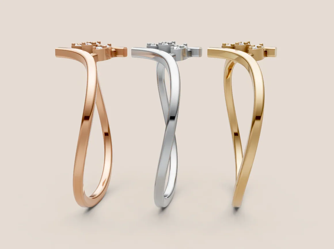 Round Diamond Ring R00900 thumbnail 2