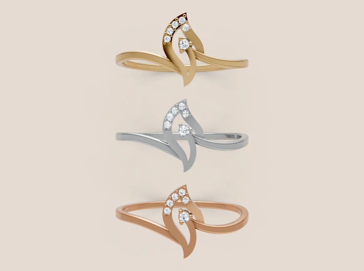 Round Diamond Ring R00903 thumbnail 3