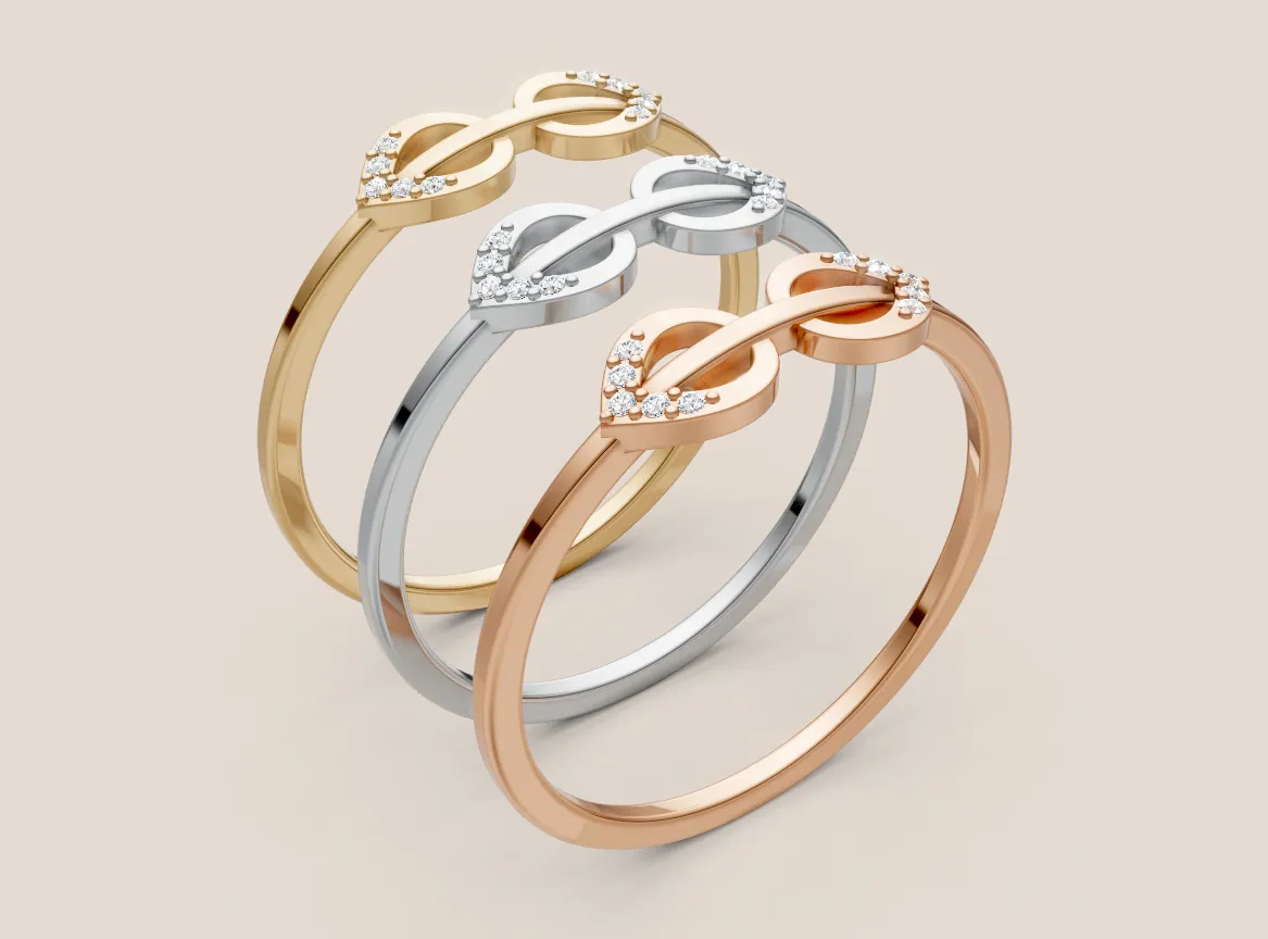Round Diamond Ring R00905 — view 1