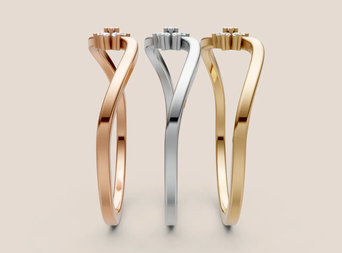 Round Diamond Ring R00906 thumbnail 2