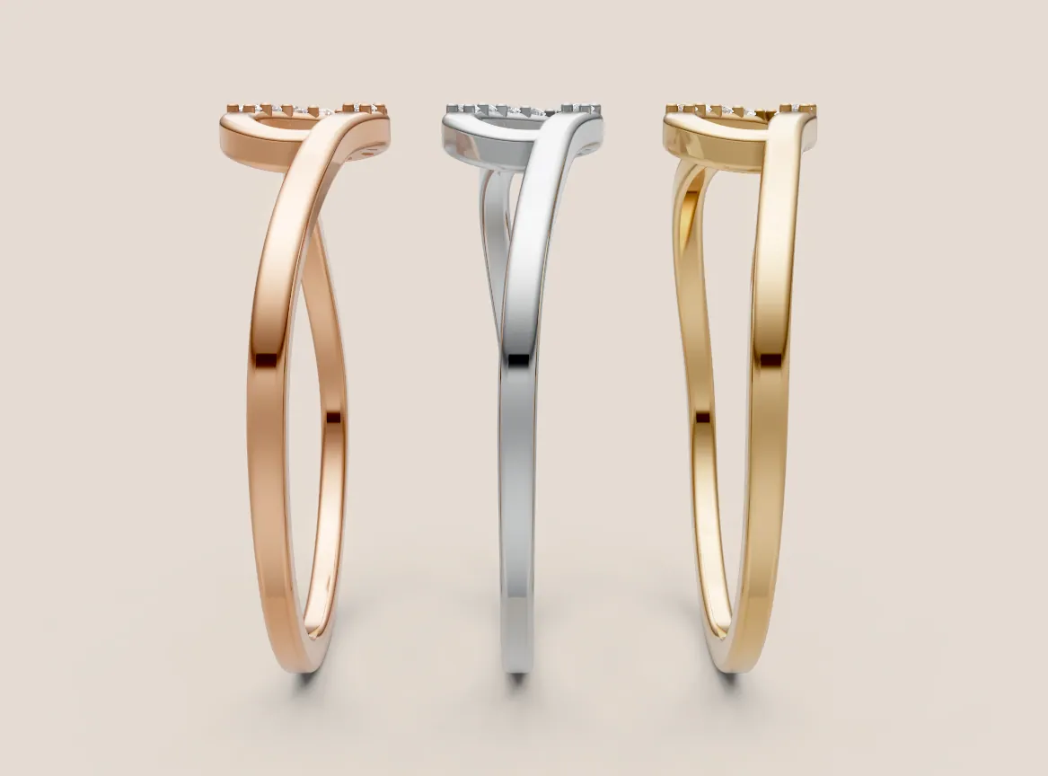 Round Diamond Ring R00909 thumbnail 2