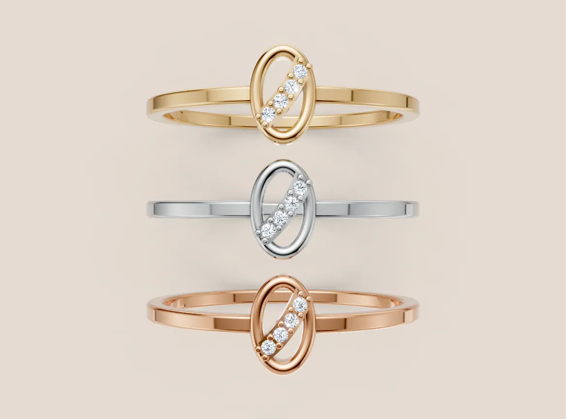 Round Diamond Ring R00910 thumbnail 3