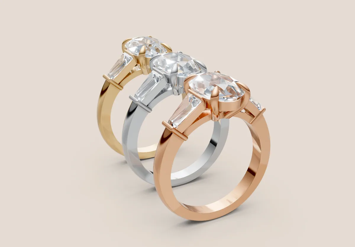 Trilogy Diamond Ring 3 thumbnail 4