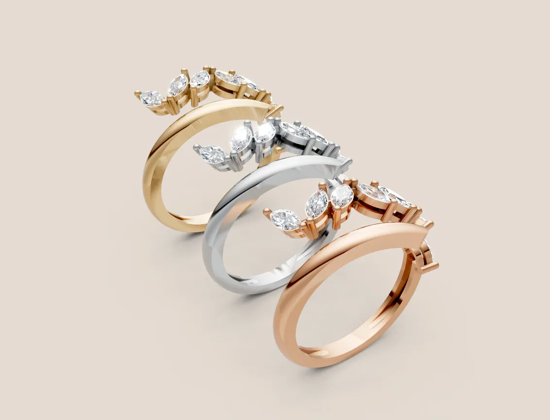 Diamond Cluster Ring R00942