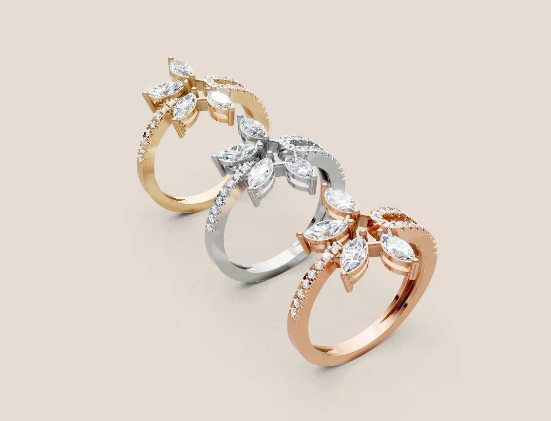 Diamond Cluster Ring R00954