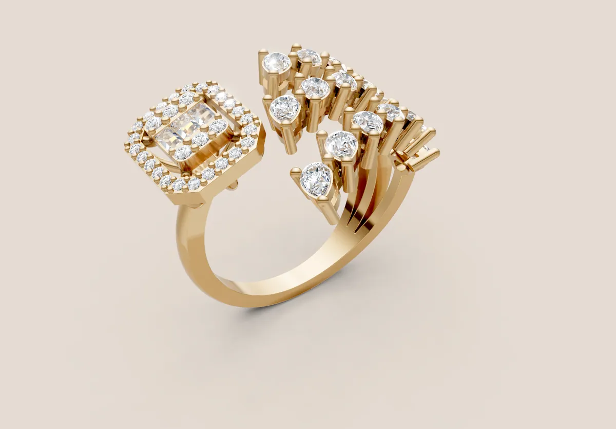 Diamond Cluster Ring R00973