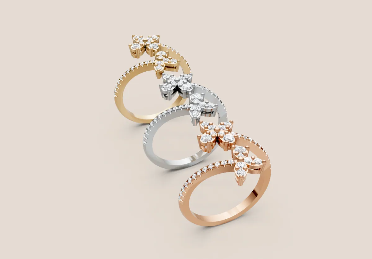 Diamond Cluster Ring R00994