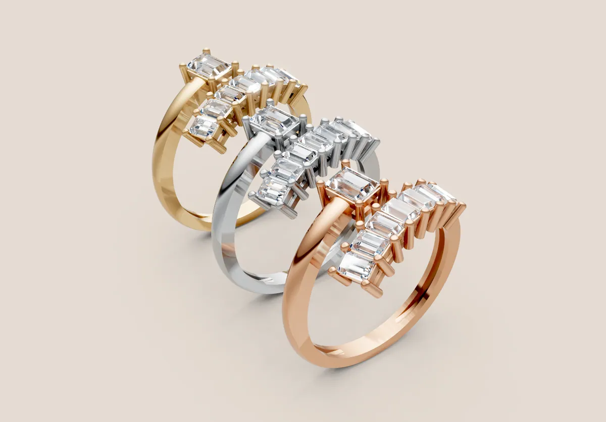 Diamond Cluster Ring R00998