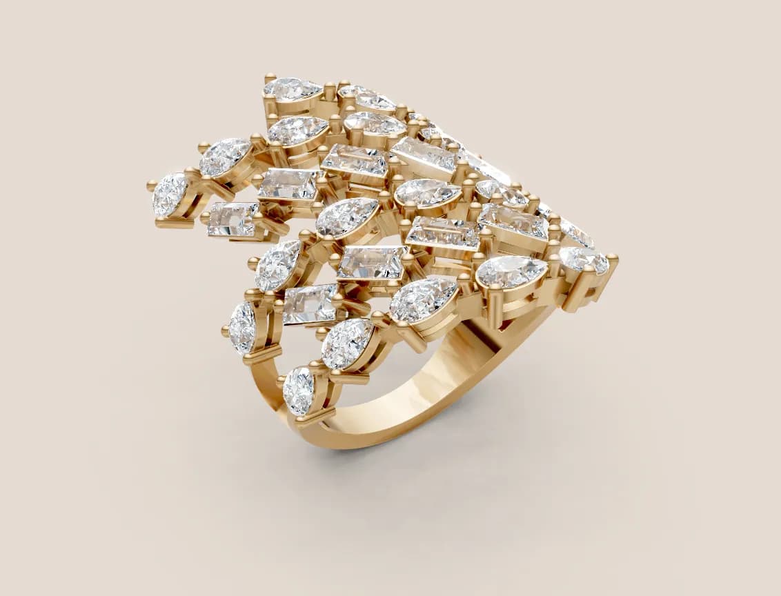 Diamond Cocktail Ring R00963