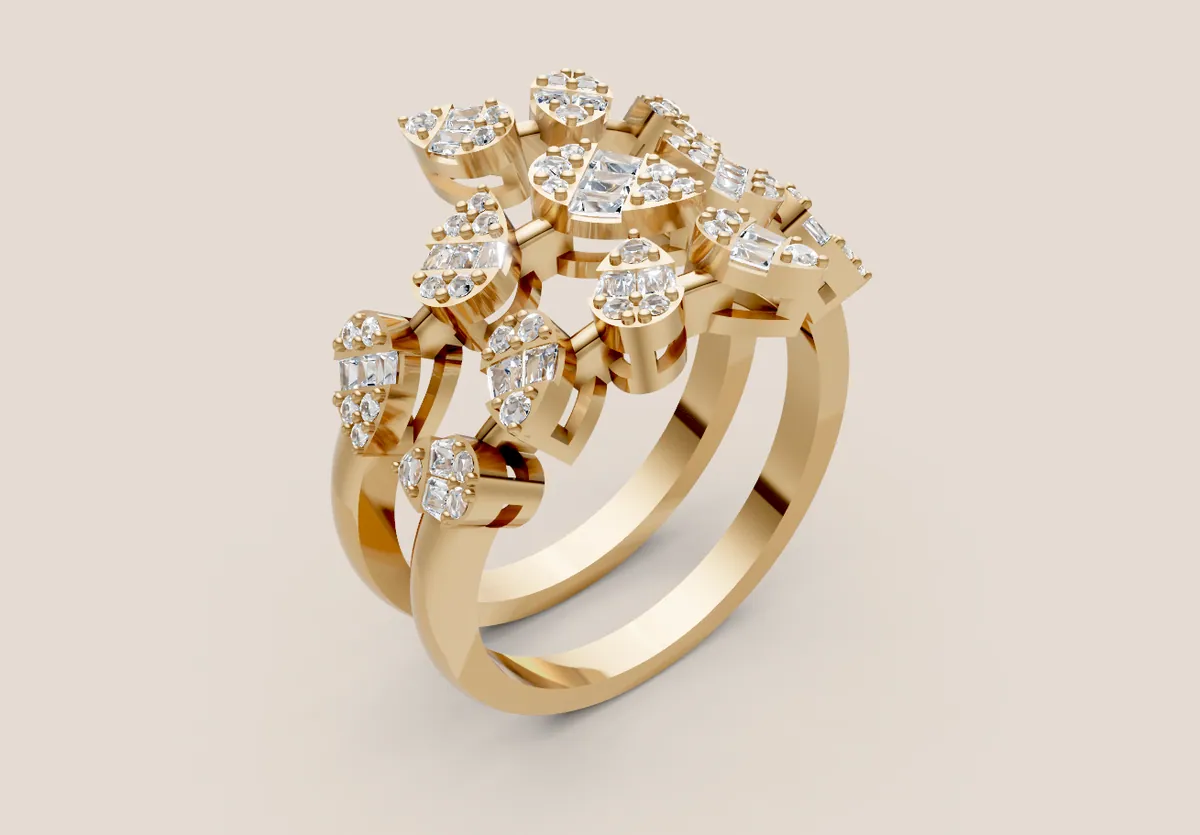 Diamond Cocktail Ring R00970
