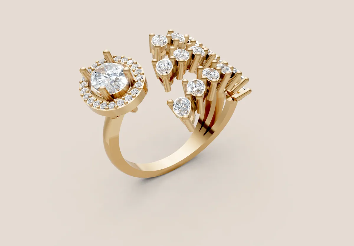 Diamond Cocktail Ring R00974