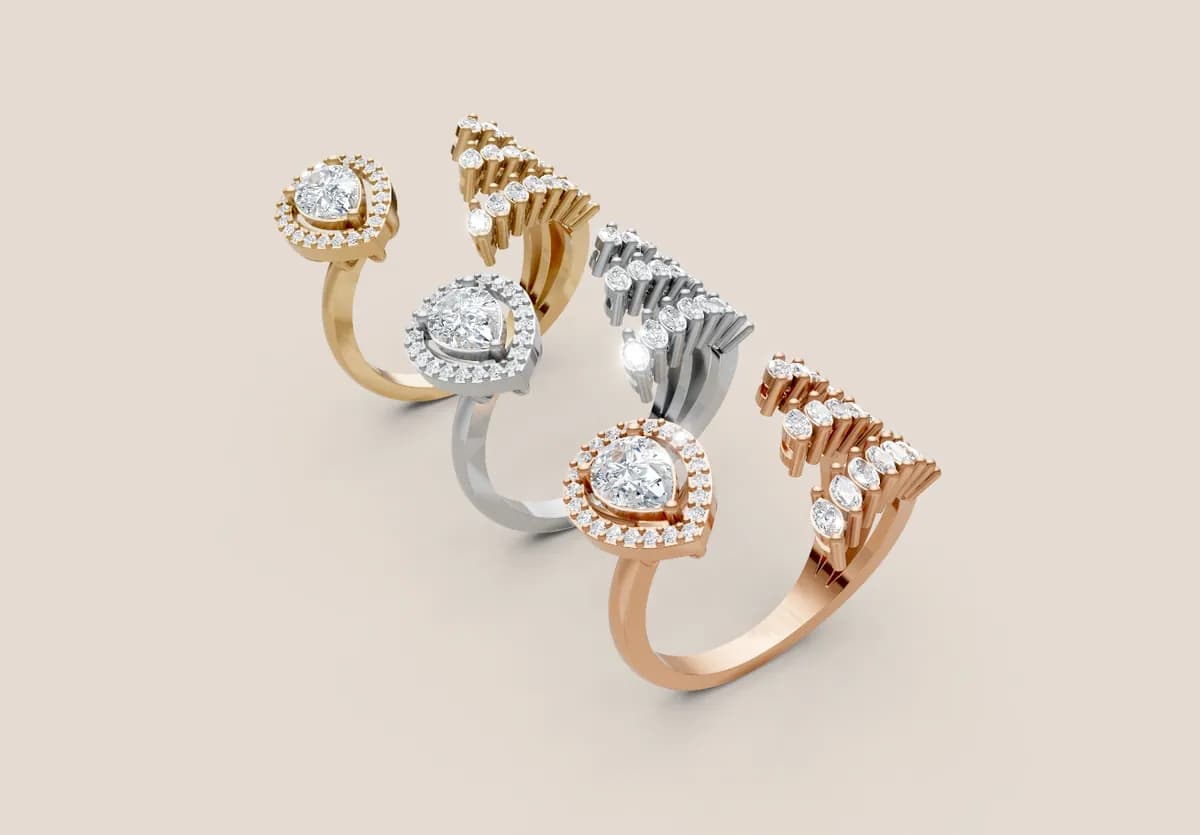 Diamond Cocktail Ring R00977