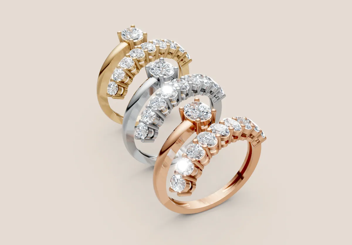 Diamond Cocktail Ring R01003
