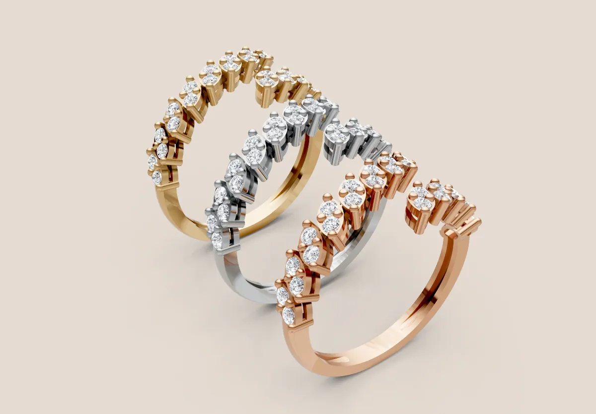 Diamond Cocktail Ring R01007