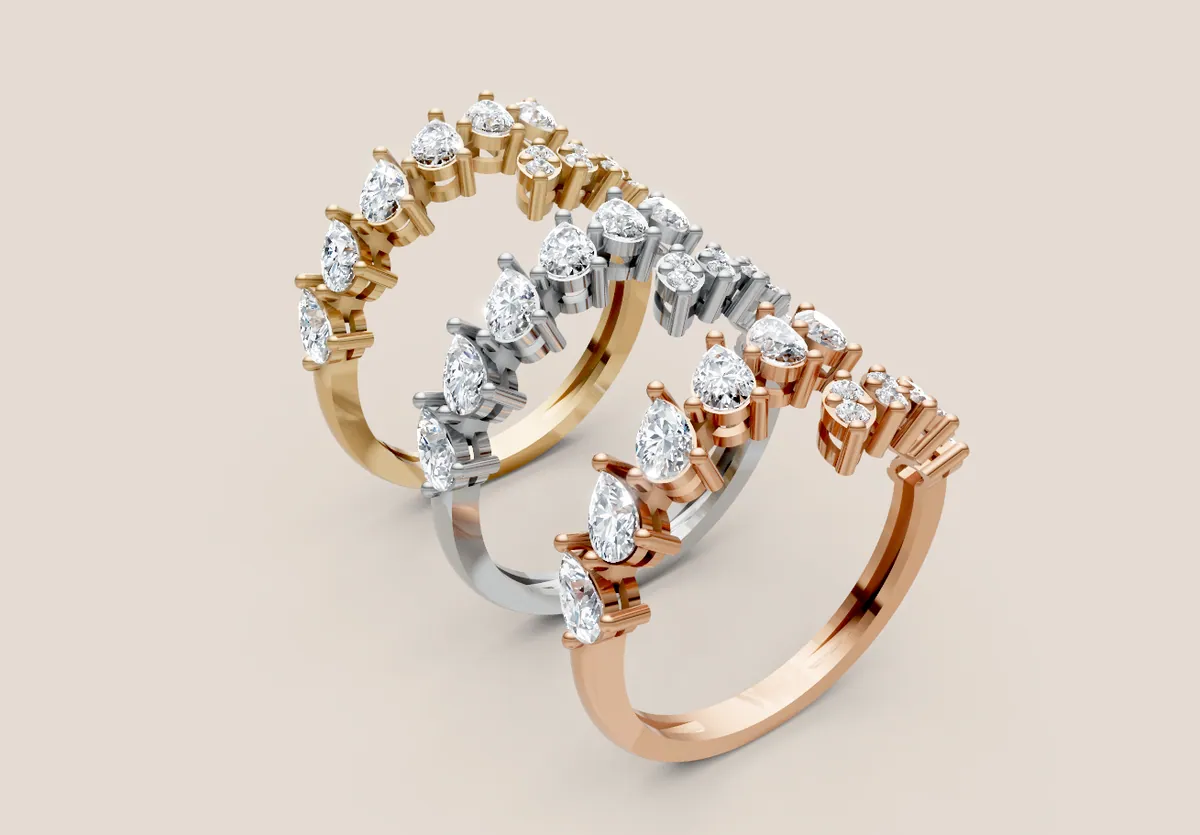 Diamond Cocktail Ring R01019