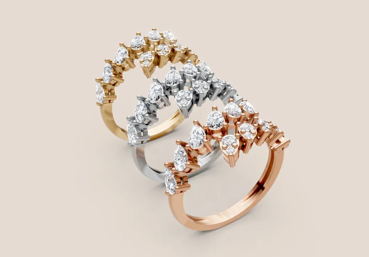 Fancy Diamond Ring R01017