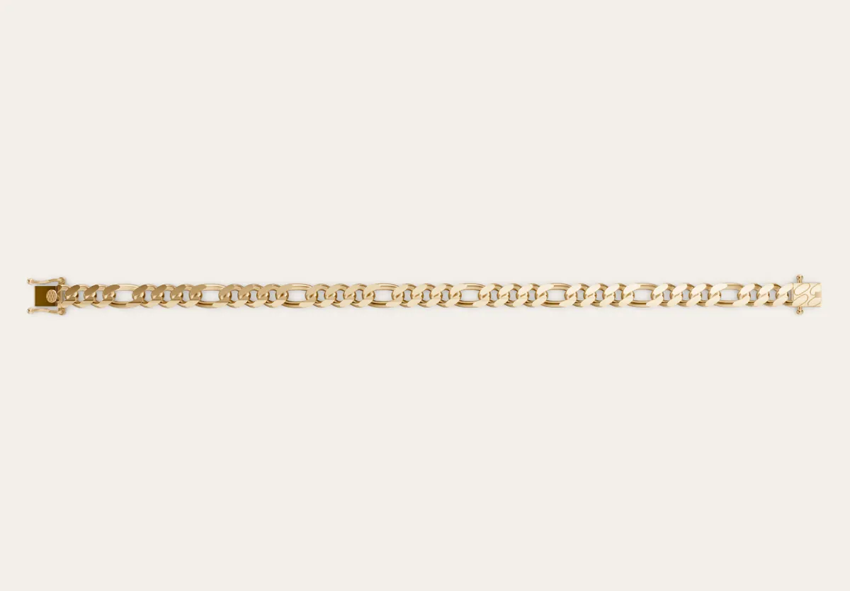 Diamond Cuban Bracelet — 18K gold men's by RUT GOLD