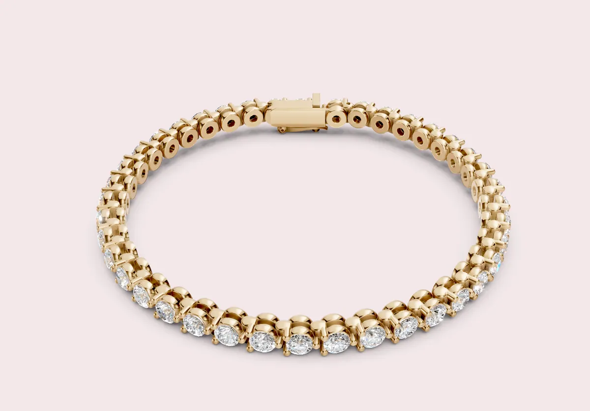 Tiger Prong Tennis Bracelet thumbnail 2