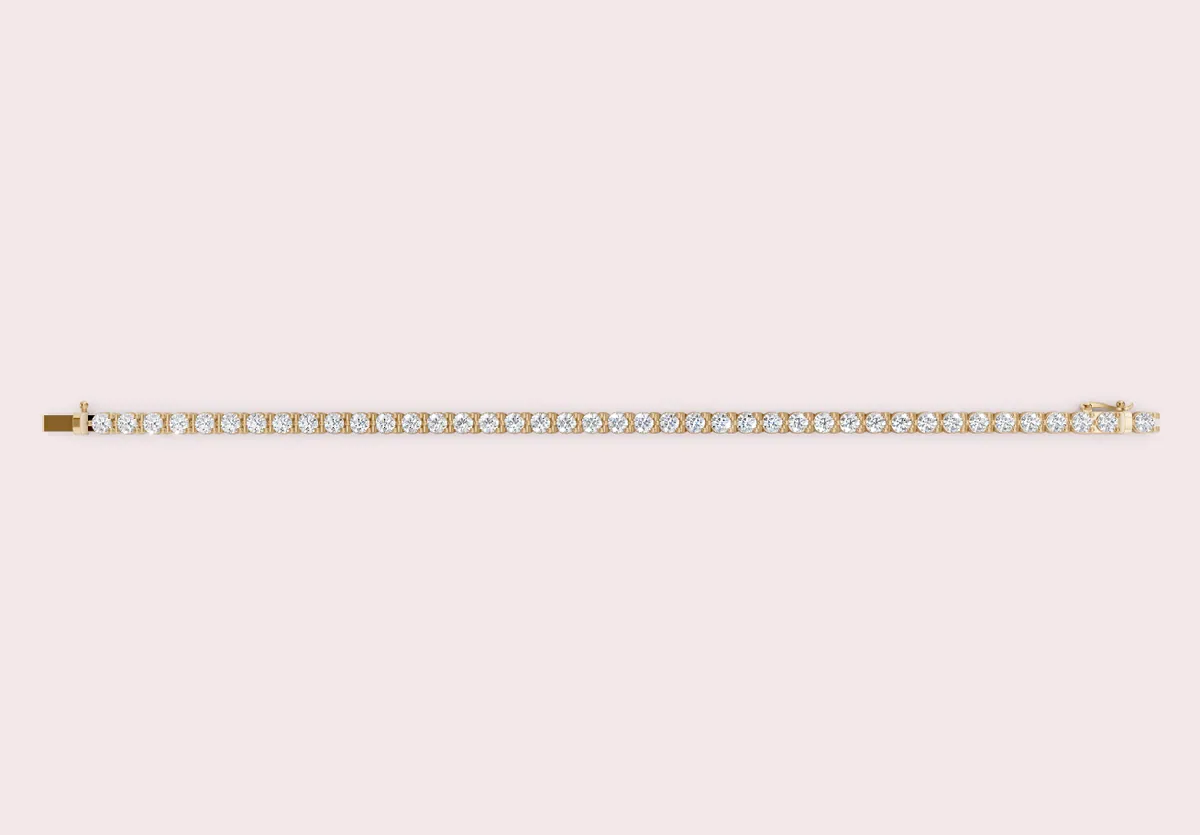 Tiger Prong Tennis Bracelet thumbnail 3