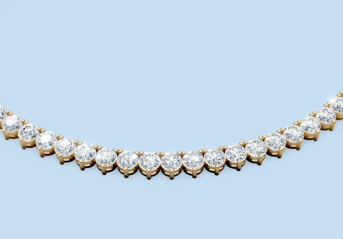 3-Prong Half Classic Necklace thumbnail 3
